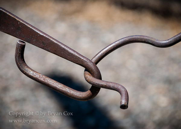 Image of Artfully forged hooks