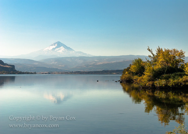 Image of Mount Hood and the Columbia River